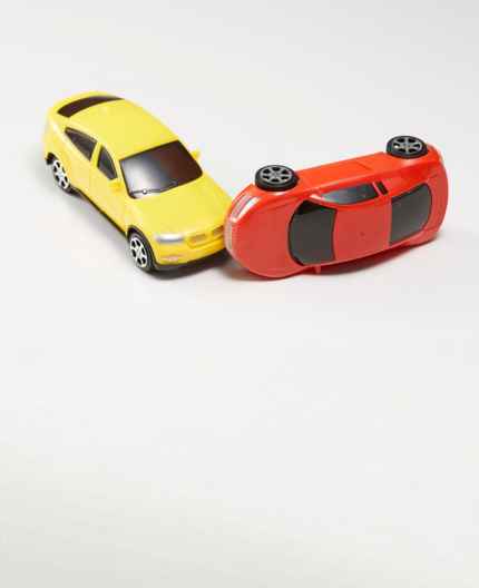 Vehicle accident scene